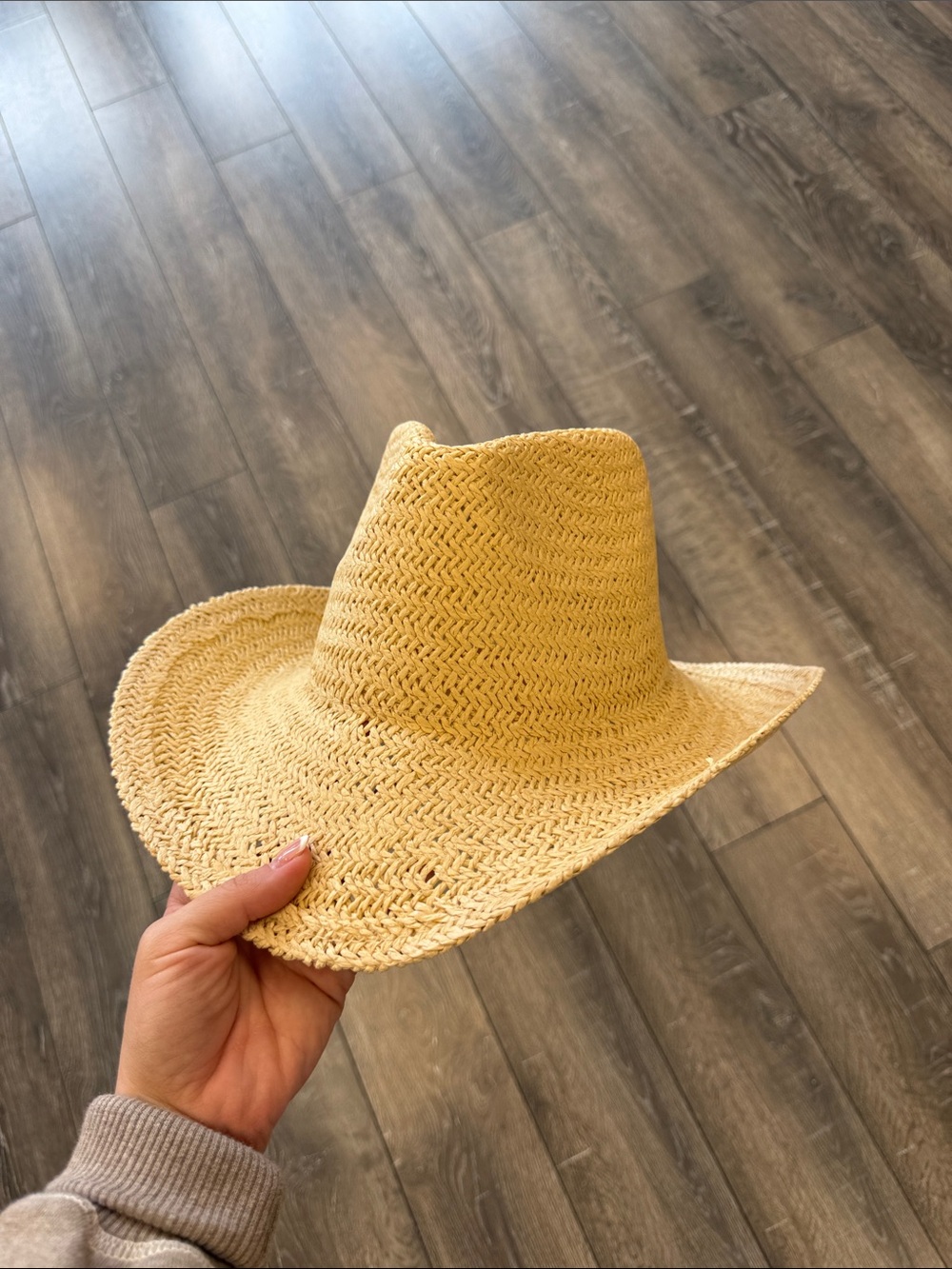 Straw Fedora Sun Hat - Natural